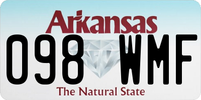 AR license plate 098WMF