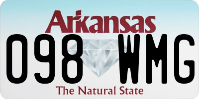AR license plate 098WMG