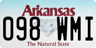 AR license plate 098WMI