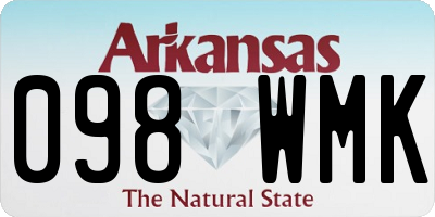 AR license plate 098WMK
