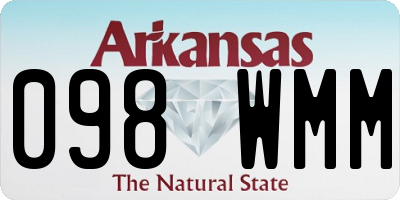 AR license plate 098WMM