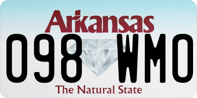 AR license plate 098WMO