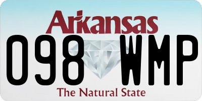 AR license plate 098WMP