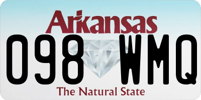 AR license plate 098WMQ