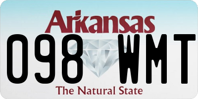 AR license plate 098WMT