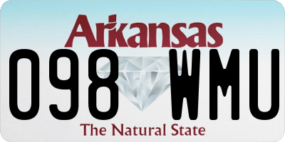 AR license plate 098WMU