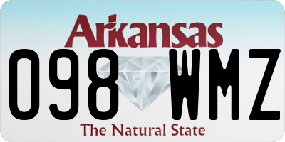AR license plate 098WMZ