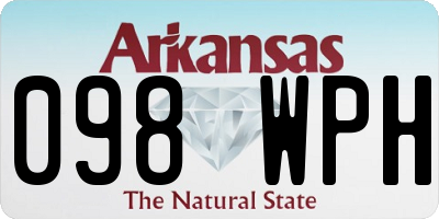 AR license plate 098WPH