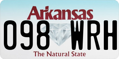 AR license plate 098WRH
