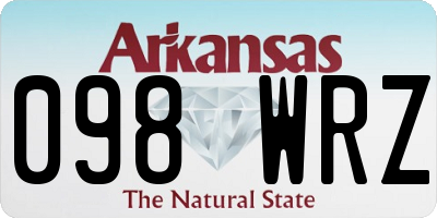 AR license plate 098WRZ
