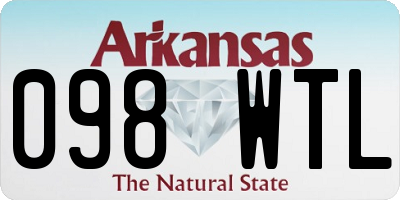 AR license plate 098WTL