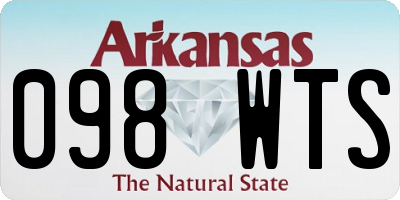 AR license plate 098WTS