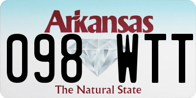 AR license plate 098WTT