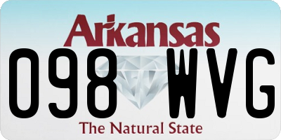 AR license plate 098WVG