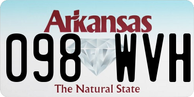 AR license plate 098WVH