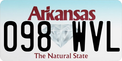 AR license plate 098WVL