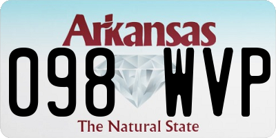 AR license plate 098WVP