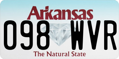 AR license plate 098WVR