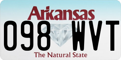 AR license plate 098WVT