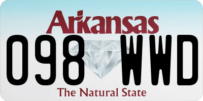 AR license plate 098WWD