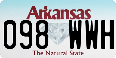 AR license plate 098WWH