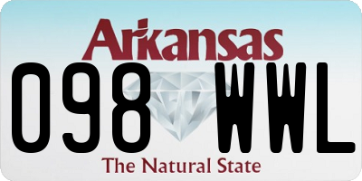 AR license plate 098WWL