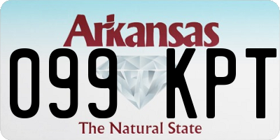 AR license plate 099KPT