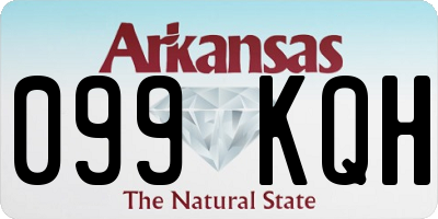 AR license plate 099KQH