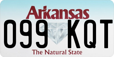 AR license plate 099KQT