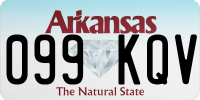 AR license plate 099KQV