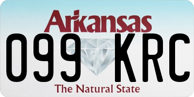 AR license plate 099KRC
