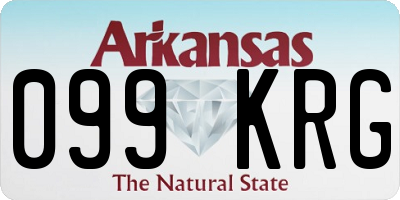 AR license plate 099KRG