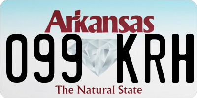 AR license plate 099KRH