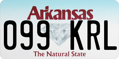 AR license plate 099KRL