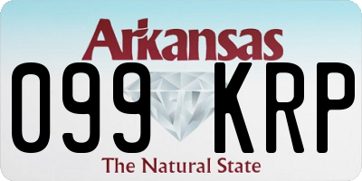 AR license plate 099KRP