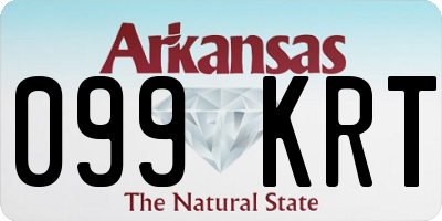 AR license plate 099KRT