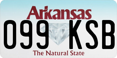 AR license plate 099KSB