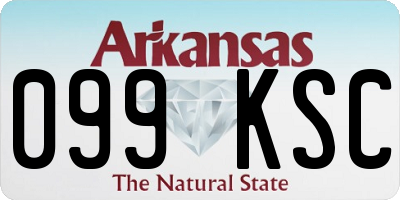 AR license plate 099KSC