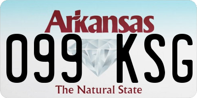 AR license plate 099KSG