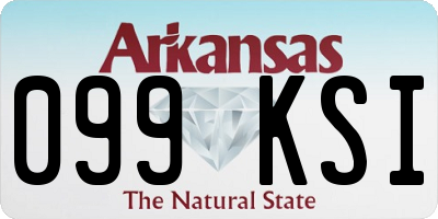 AR license plate 099KSI
