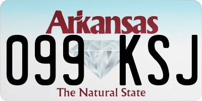 AR license plate 099KSJ