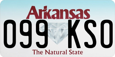 AR license plate 099KSO