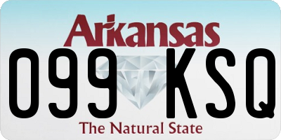AR license plate 099KSQ