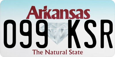 AR license plate 099KSR