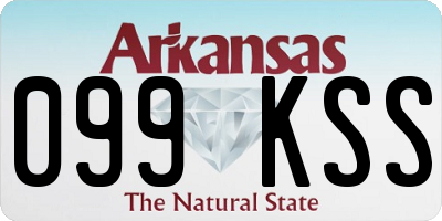 AR license plate 099KSS
