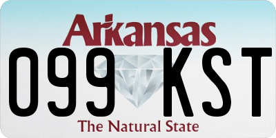 AR license plate 099KST