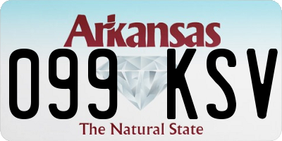 AR license plate 099KSV