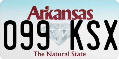 AR license plate 099KSX