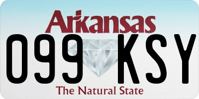 AR license plate 099KSY