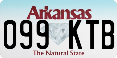 AR license plate 099KTB